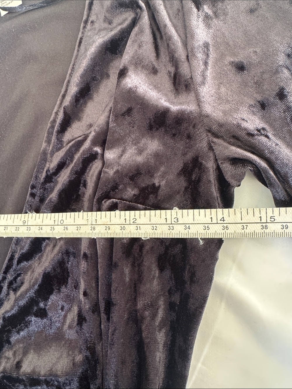 Black Velvet Wrap Dress - Picture 9 of 11